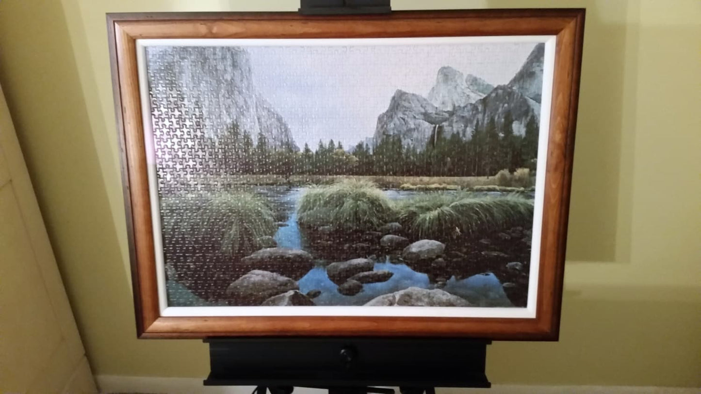 Professionally Framed Puzzle Home Decor, Wall Art, and Office Decor. 1000pc completed puzzle wall art.