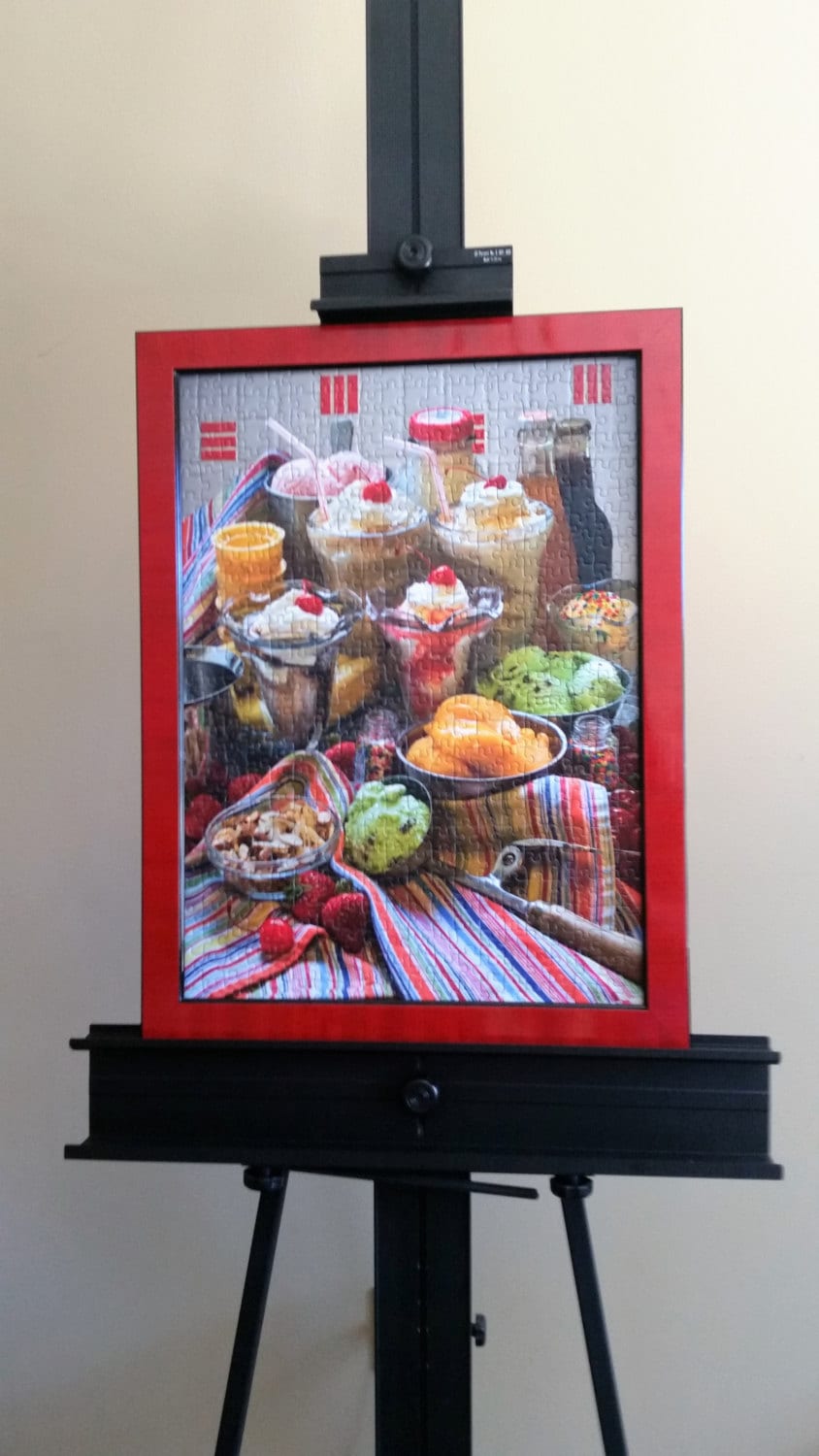 Just Desserts Custom Framed 500pc Completed Ravensburger's Puzzle Wall Art & Decor