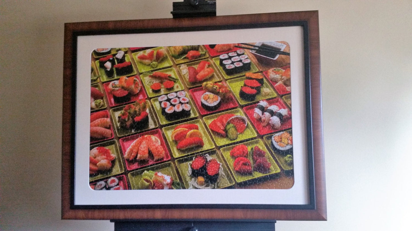 Sushi Wall Art & Decor. Professionally Custom Framed 1000pc Sushi Sushi Sushi Puzzle Wall Art