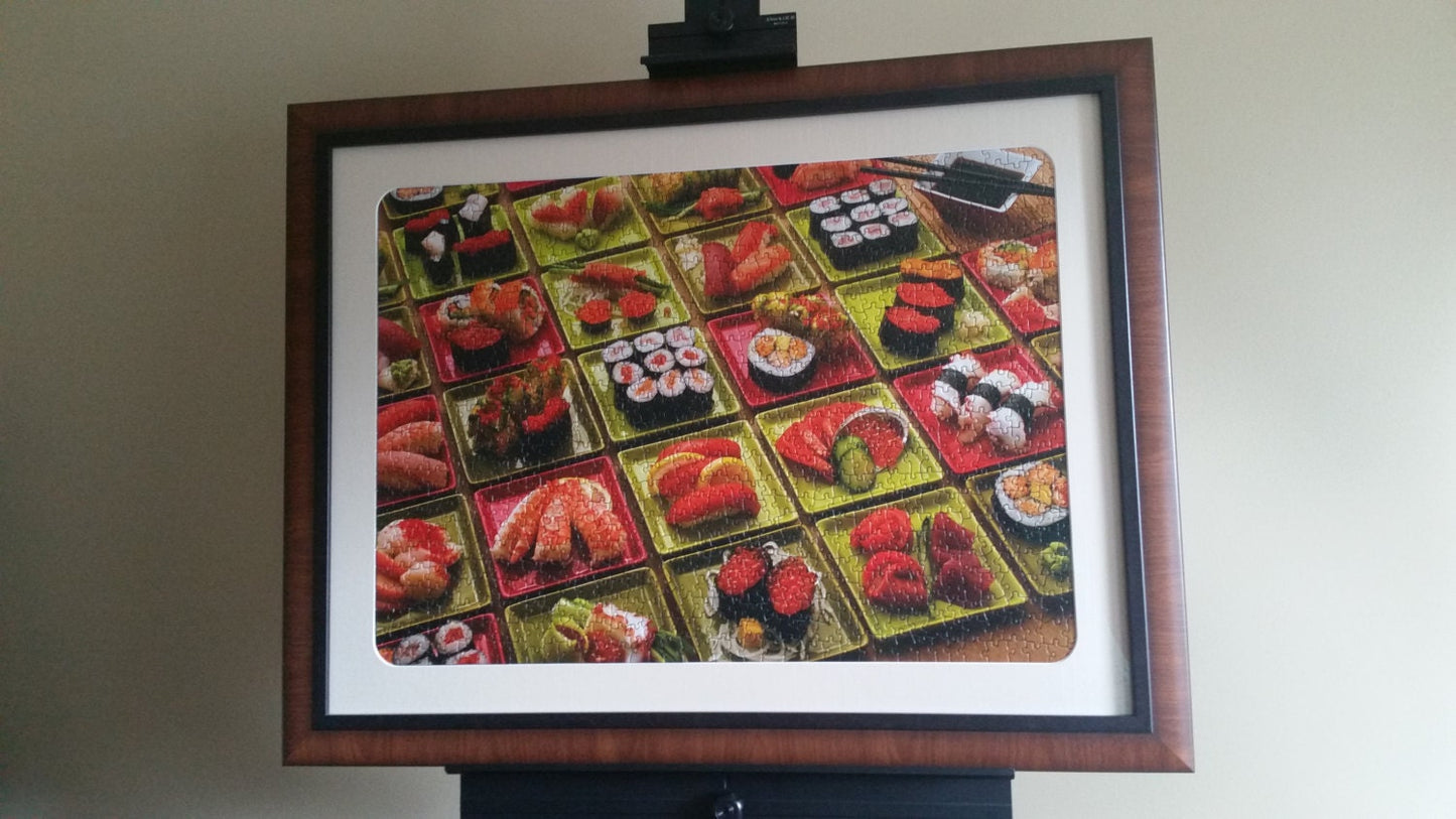 Sushi Wall Art & Decor. Professionally Custom Framed 1000pc Sushi Sushi Sushi Puzzle Wall Art