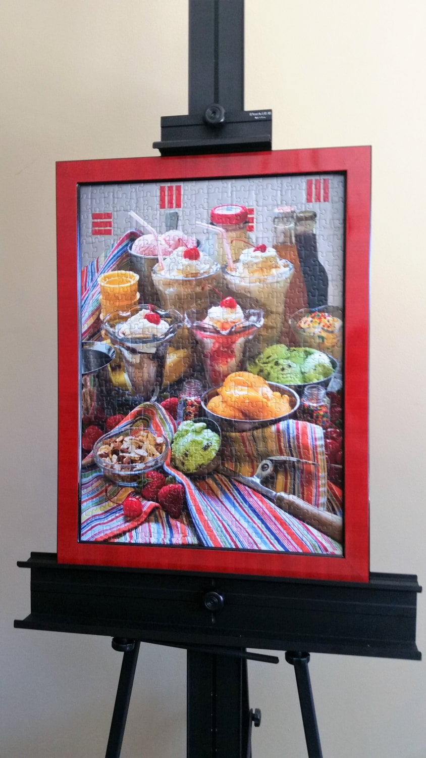 Just Desserts Custom Framed 500pc Completed Ravensburger's Puzzle Wall Art & Decor