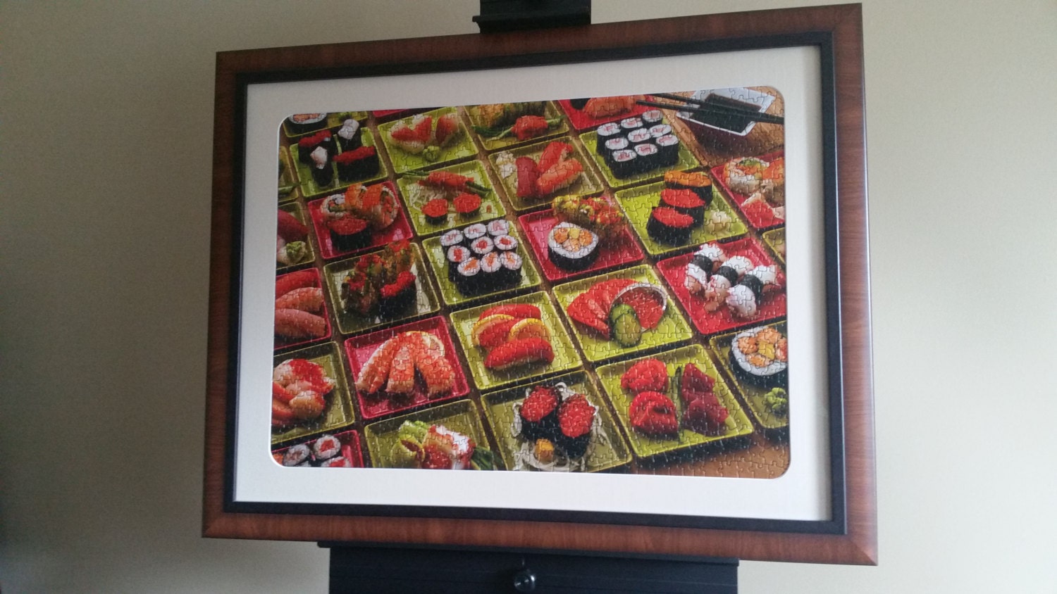 Sushi Wall Art & Decor. Professionally Custom Framed 1000pc Sushi Sushi Sushi Puzzle Wall Art