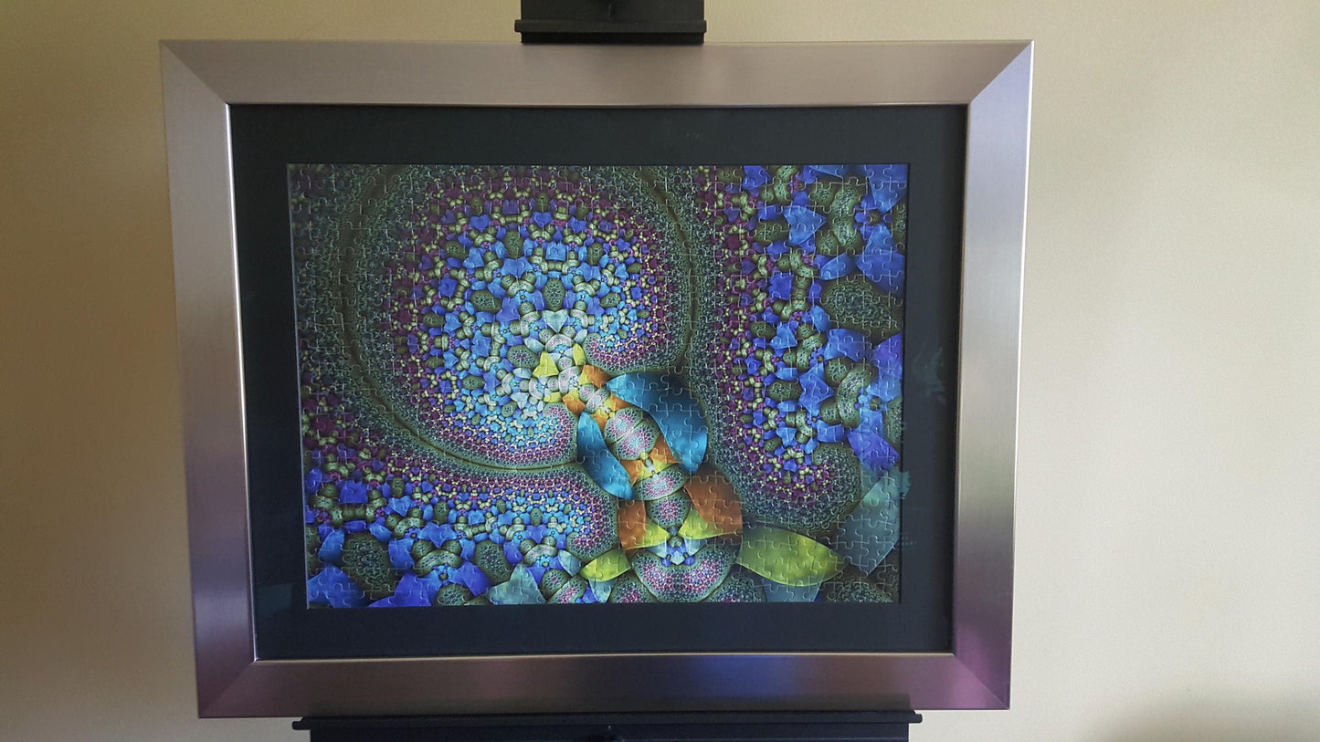 Beautiful Colored Abstract Design Professionally Custom Framed Wall Art