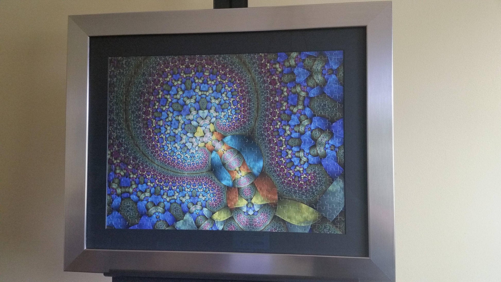 Beautiful Colored Abstract Design Professionally Custom Framed Wall Art