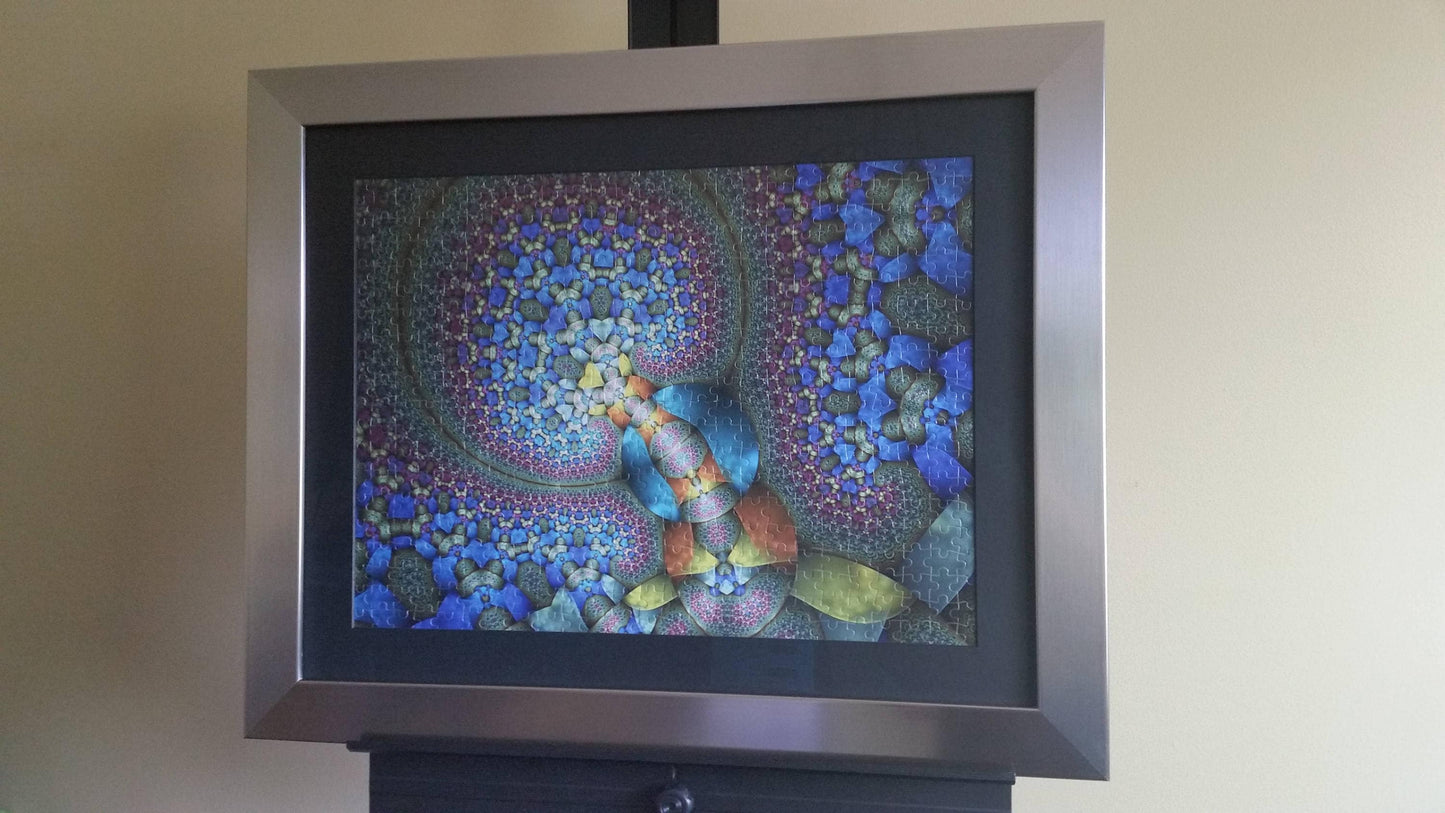 Beautiful Colored Abstract Design Professionally Custom Framed Wall Art