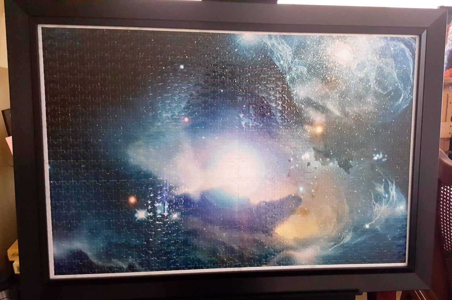 Nebula Clouds 1000pc Puzzle Wall Art, Professionally Custom Framed