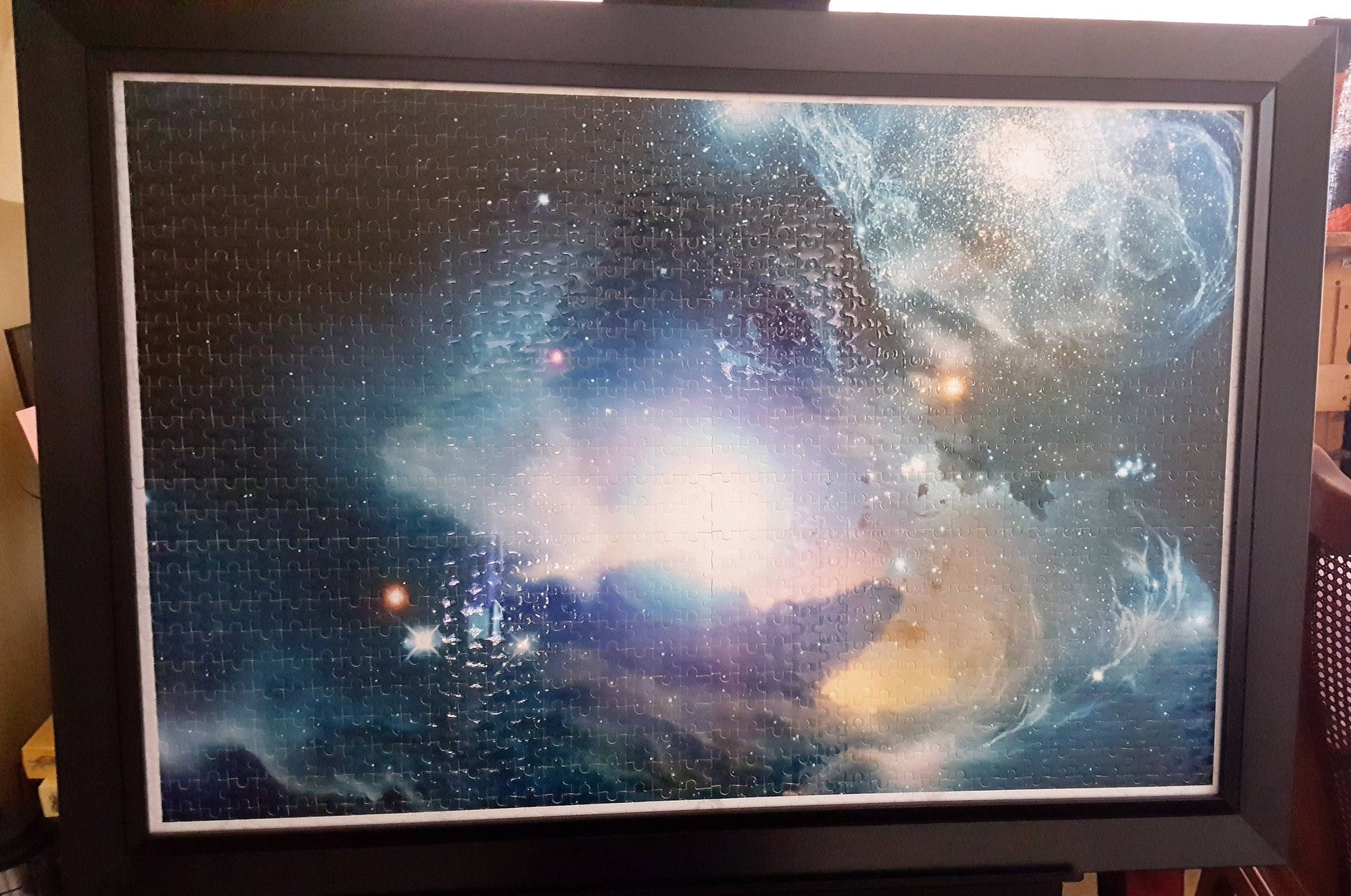 Nebula Clouds 1000pc Puzzle Wall Art, Professionally Custom Framed