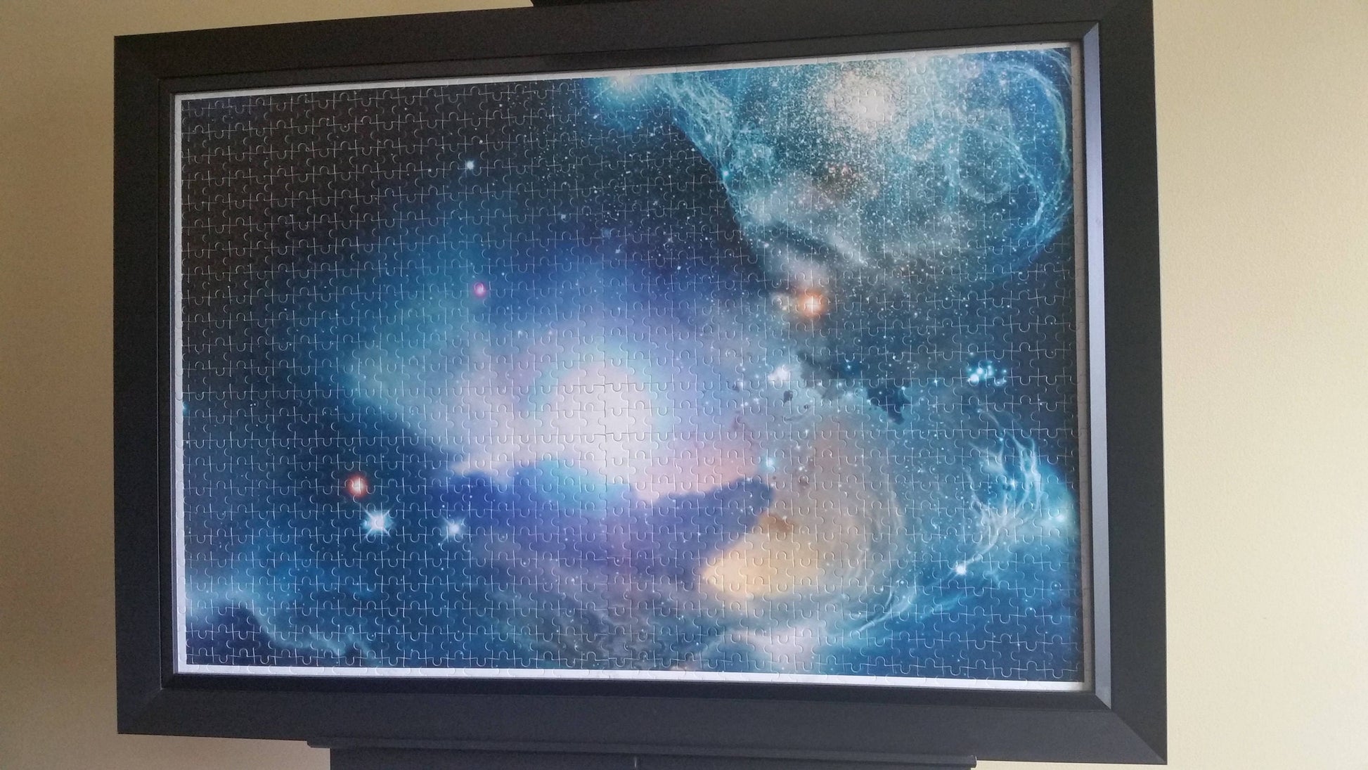 Nebula Clouds 1000pc Puzzle Wall Art, Professionally Custom Framed