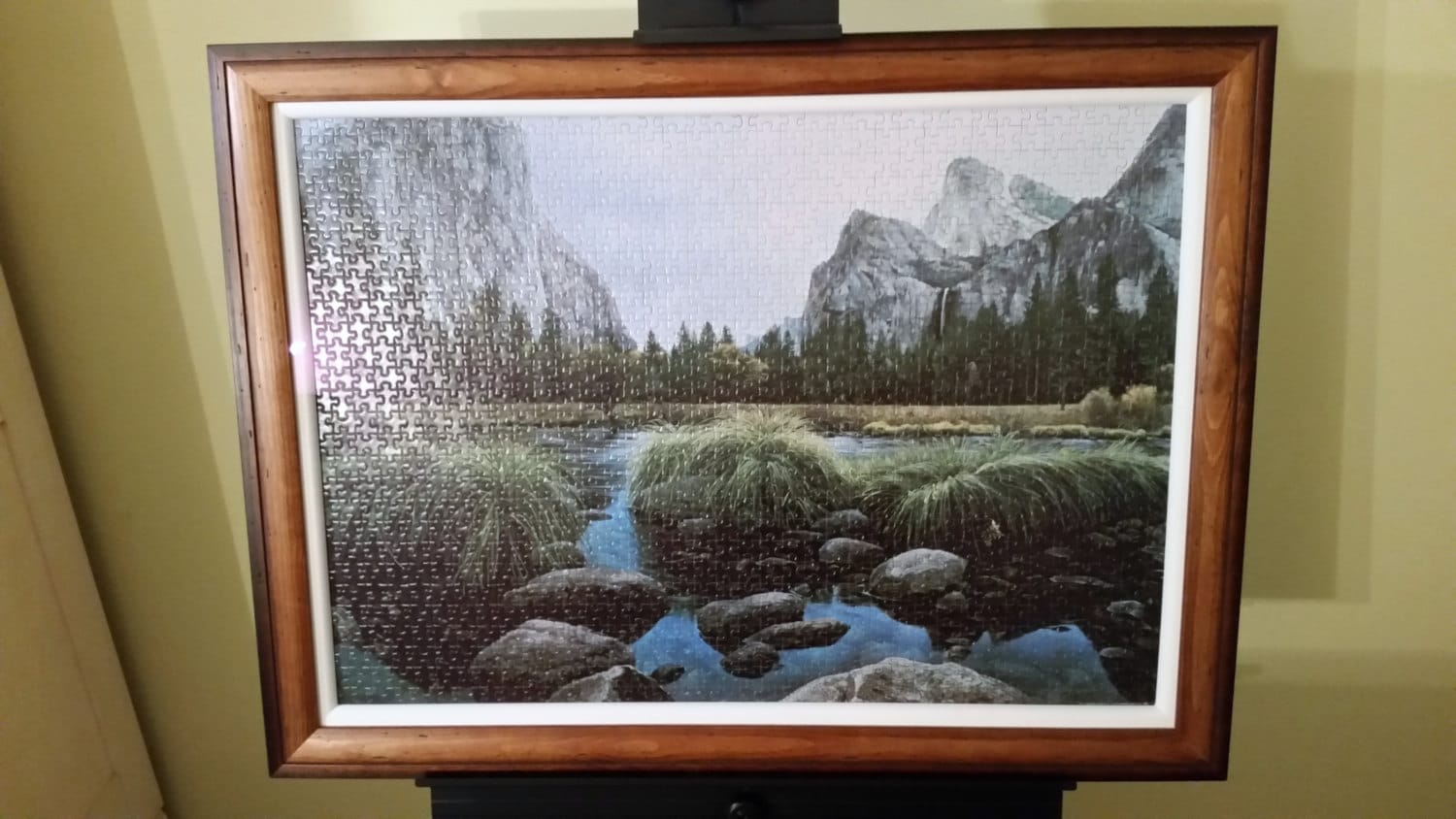 Professionally Framed Puzzle Home Decor, Wall Art, and Office Decor. 1000pc completed puzzle wall art.